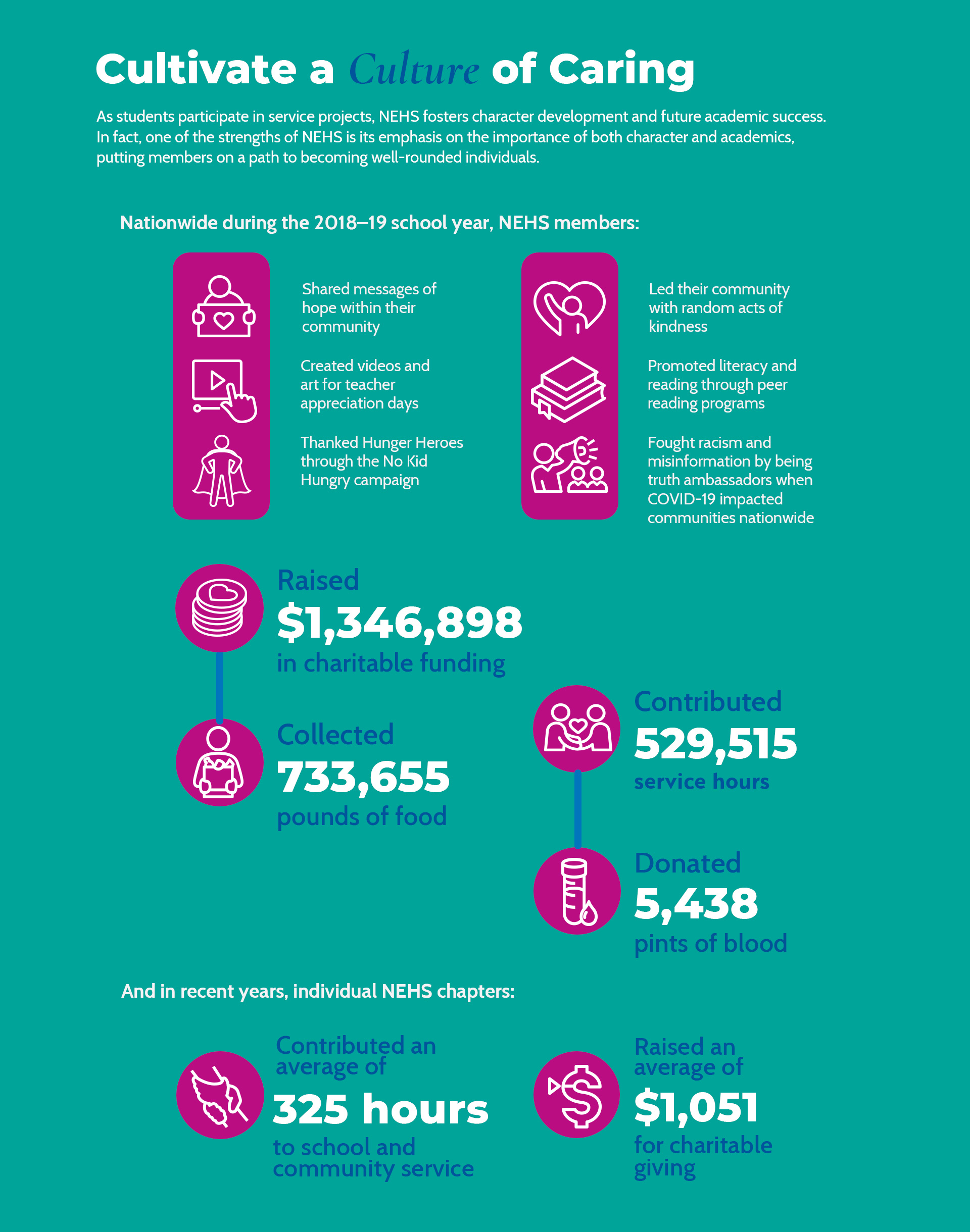 NEHS Charitable Funding Infographic